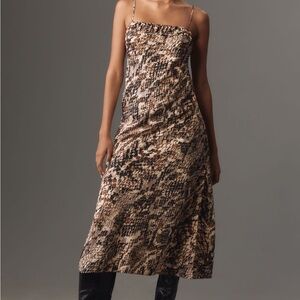 By Anthropologie Square-Neck Slip Dress S BNWT